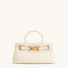 Elora Woven Tote Bag - White