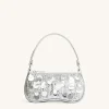 Eva Metallic Sequin Mini Shoulder Bag - Silver