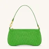 Eva Shoulder Handbag - Grass Green Ostrich