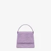 Fae Mini Top Handle Bag - Purple Lizard