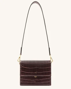 Fashion Mini Flap Bag & Purses - Croc Embossed - JW PEI