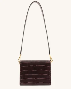 Fashion Mini Flap Bag & Purses - Croc Embossed - JW PEI