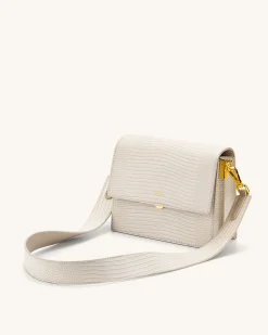 Fashion Mini Flap Bag & Purses - Ivory Lizard - JW PEI Official Shop