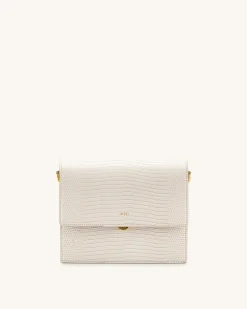 Fashion Mini Flap Bag & Purses - Ivory Lizard - JW PEI Official Shop