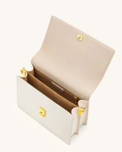 Fashion Mini Flap Bag & Purses - Ivory Lizard - JW PEI Official Shop