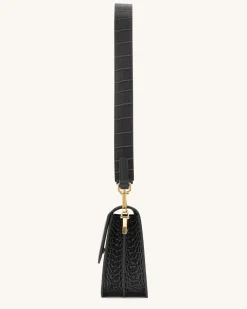 Fashion Mini Flap Bag & Purses - Croc Embossed - JW PEI