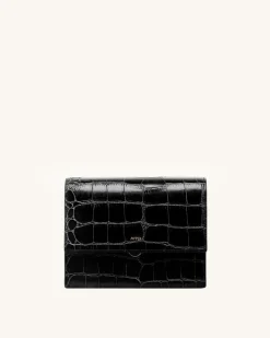 Fashion Mini Flap Bag & Purses - Croc Embossed - JW PEI