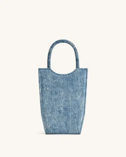 FEI Denim Phone Bag - Blue