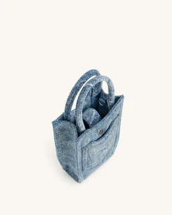 FEI Denim Phone Bag - Blue