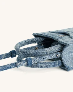 FEI Denim Phone Bag - Blue
