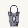 FEI Jacquard Knit Phone Bag - Navy