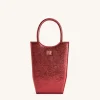 FEI Metallic Phone Bag - Red Ochre Lizard