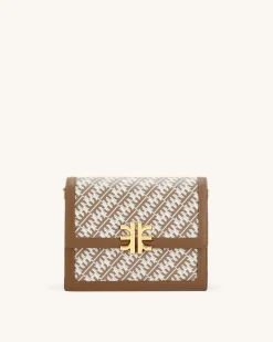 FEI Mini Flap Crossbody - Brown