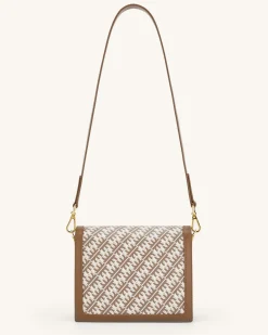 FEI Mini Flap Crossbody - Brown