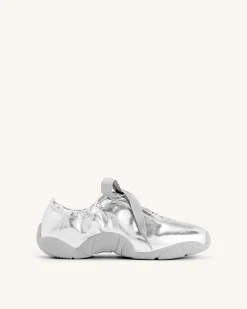 Flavia Ballerina Sneakers - Silver