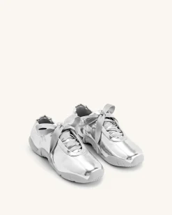 Flavia Ballerina Sneakers - Silver