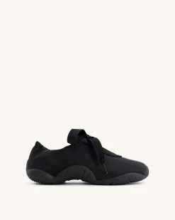 Flavia Ballerina Sneakers - Black
