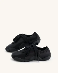 Flavia Ballerina Sneakers - Black