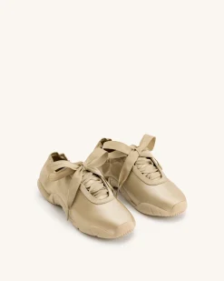 Flavia Ballerina Sneakers - Brown