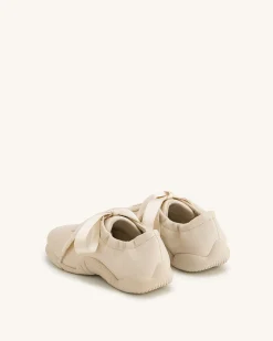 Flavia Ballerina Sneakers - Apricot