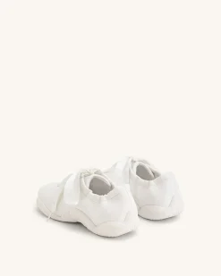 Flavia Ballerina Sneakers - White