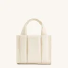 Freya Mini Tote Bag - White