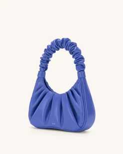 Gabbi Ruched Hobo Handbag - Cornflower