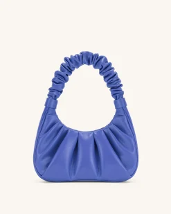 Gabbi Ruched Hobo Handbag - Cornflower