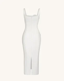 Garden Grace Sheath Dress - White