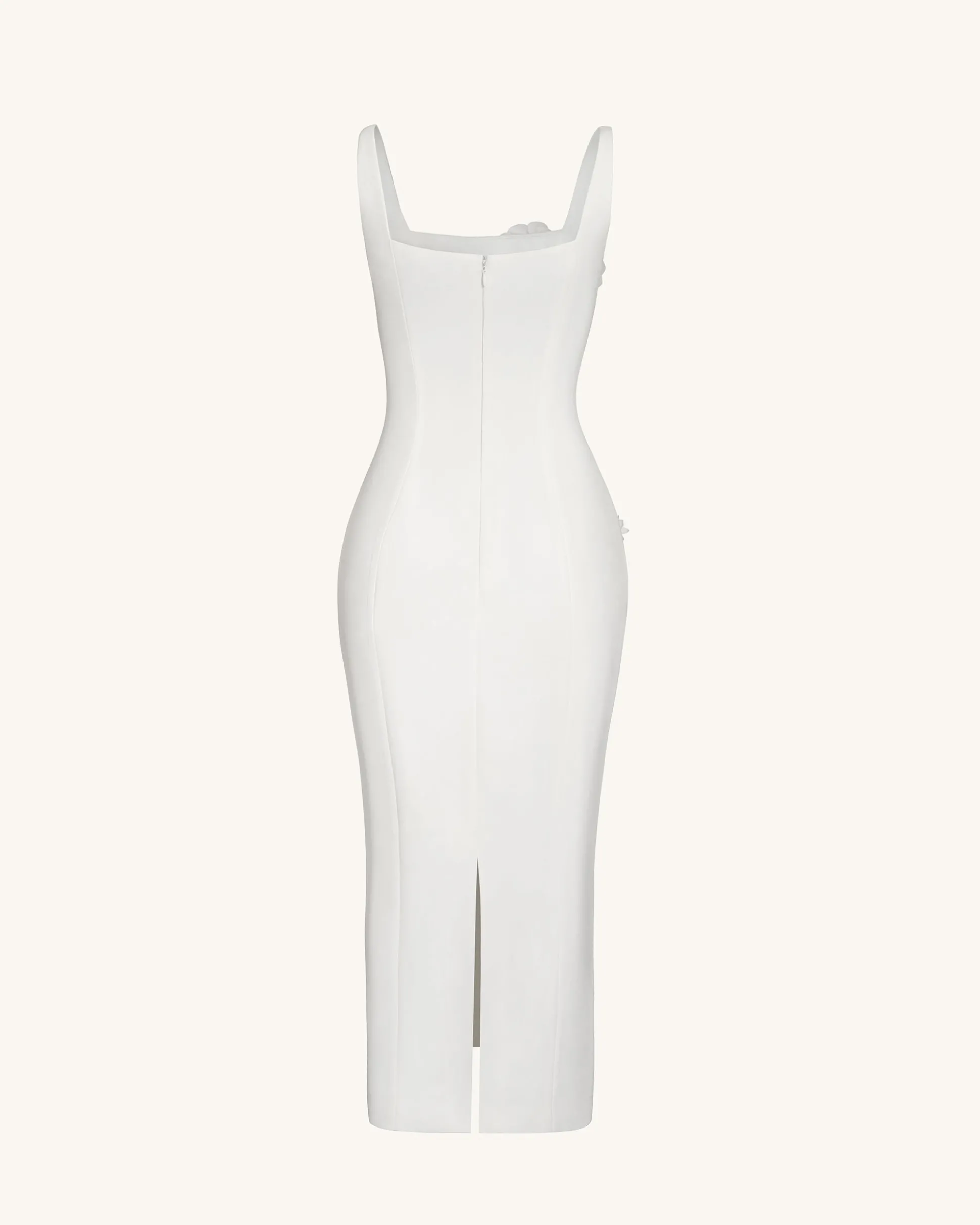 Garden Grace Sheath Dress - White