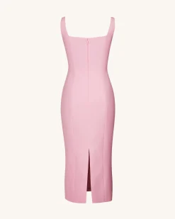 Garden Grace Sheath Dress - Pink