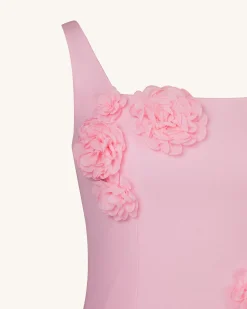 Garden Grace Sheath Dress - Pink