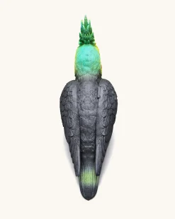 Gray Cockatiel Clutch Bag - Multicolor
