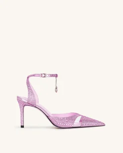 Haidi Artificial Crystal Pumps - Pink