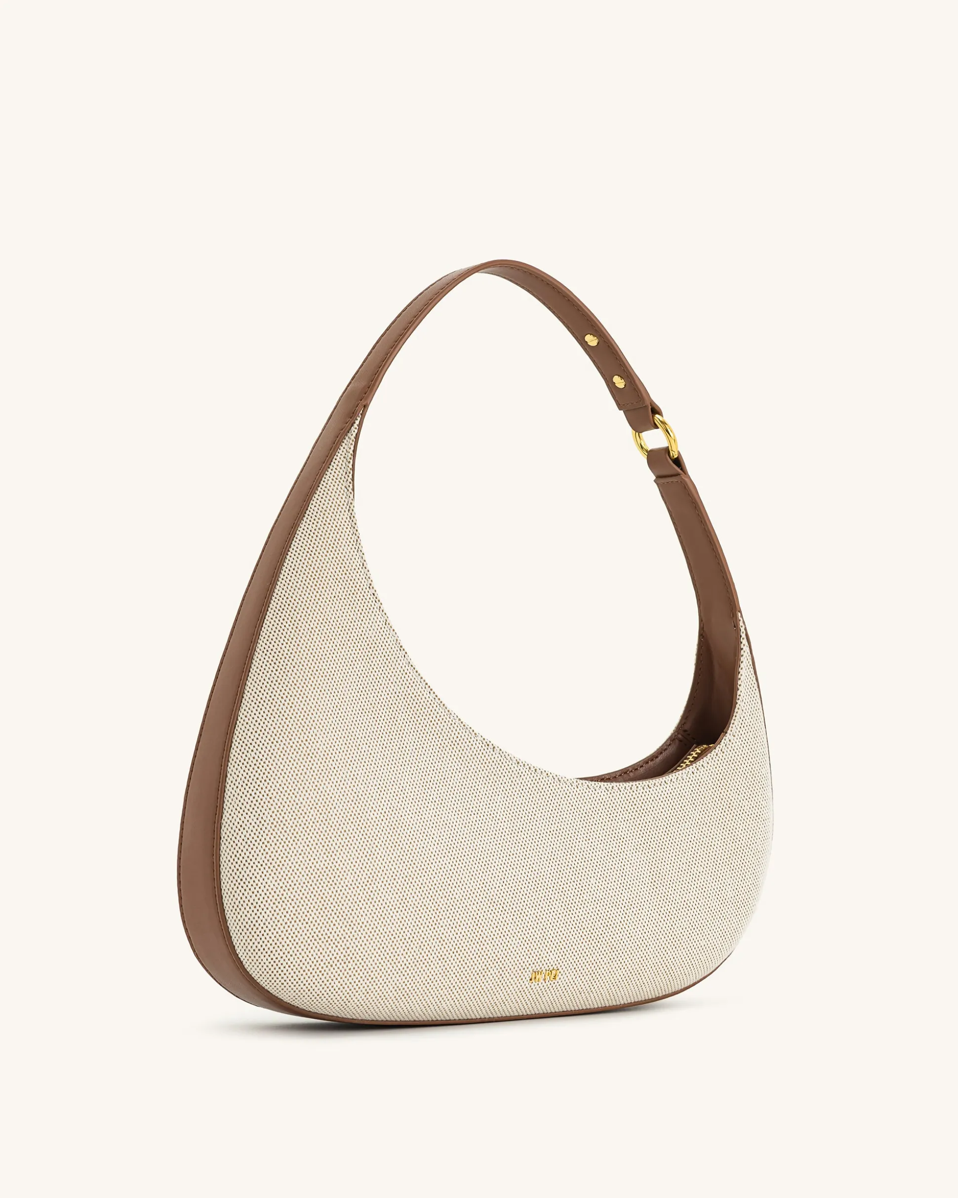 Harlee Shoulder Bag - Brown Canvas