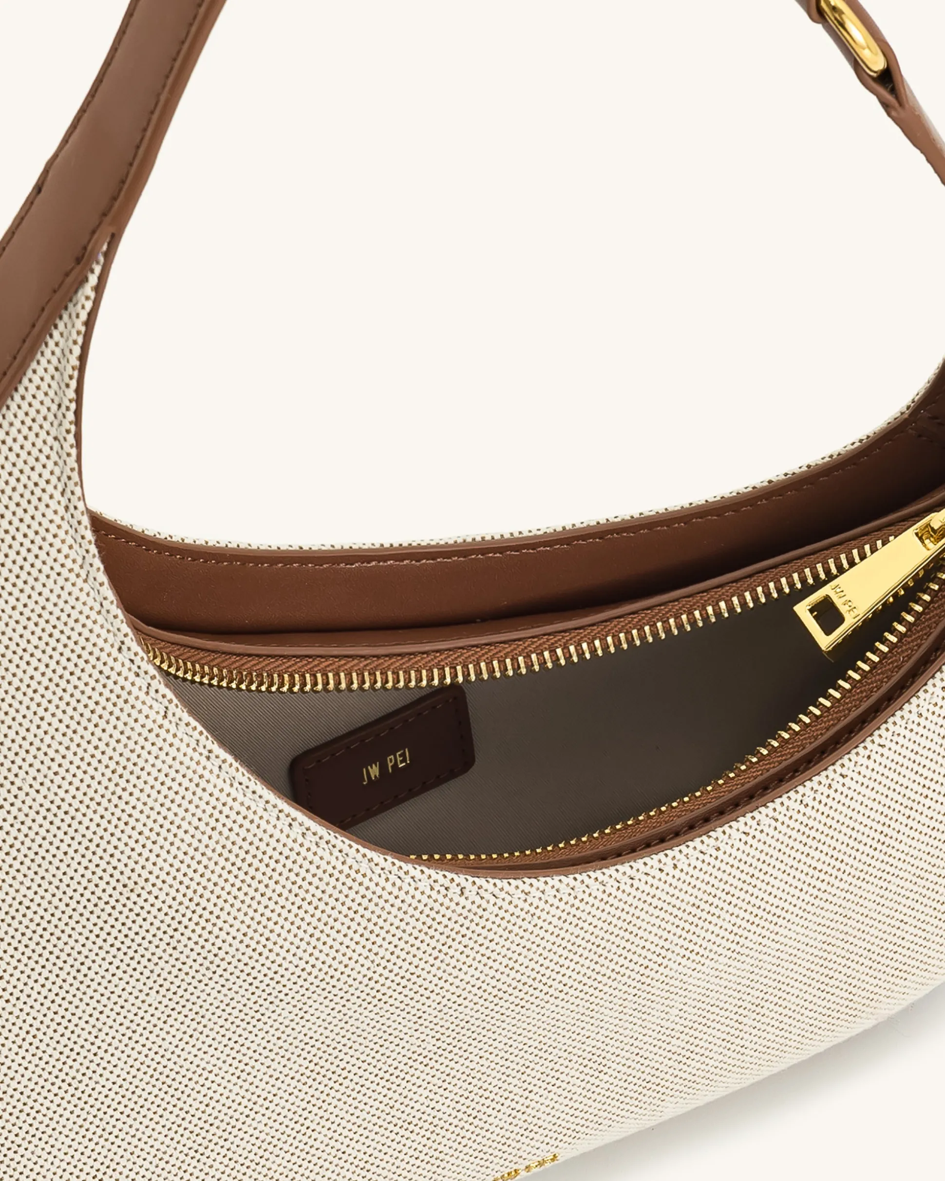 Harlee Shoulder Bag - Brown Canvas