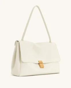 Hilary Shoulder Bag - White