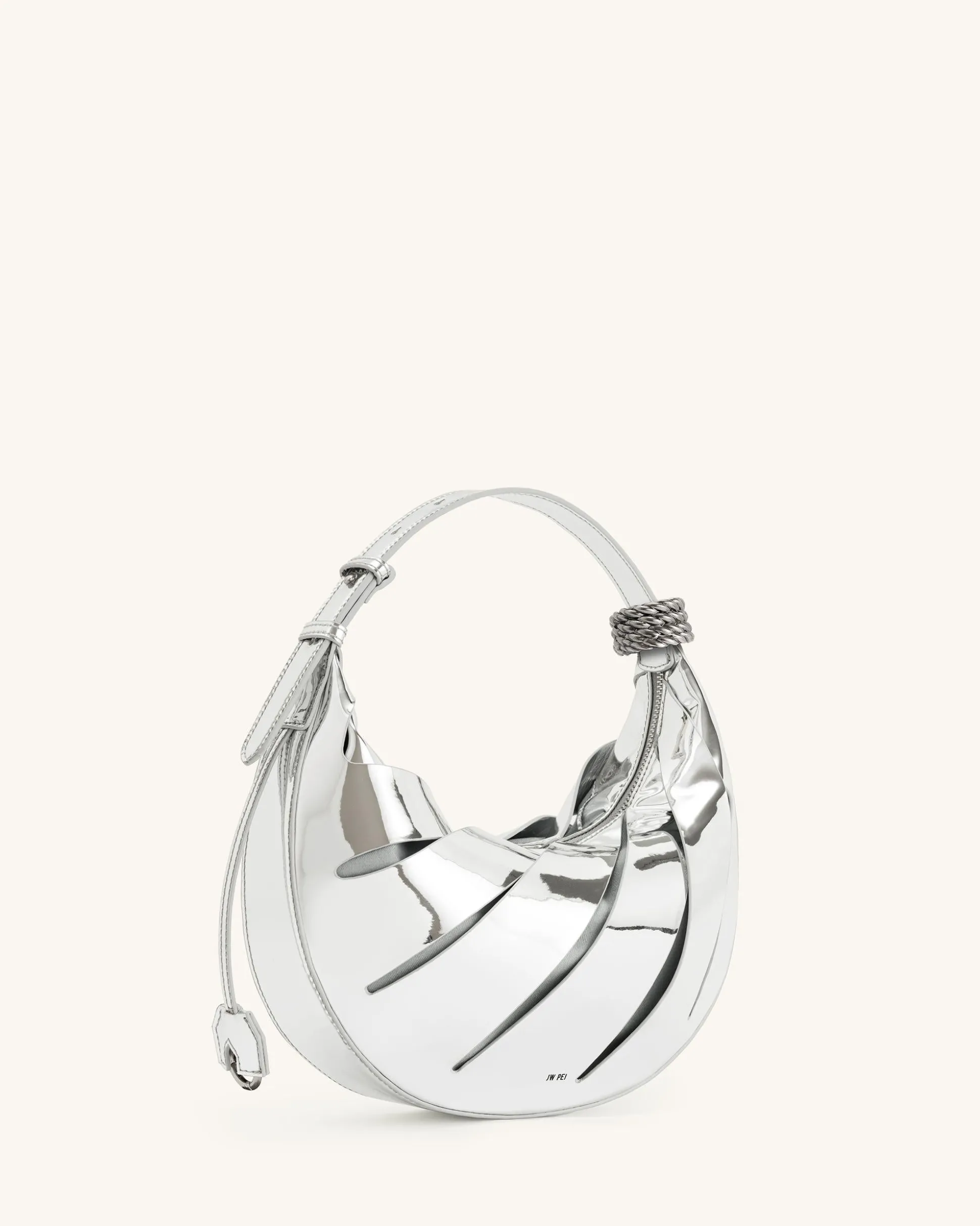 Jana Hollow Out Shoulder Bag - Silver