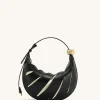 Jana Hollow Out Shoulder Bag - Black