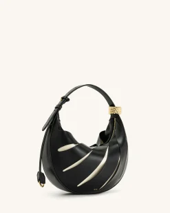 Jana Hollow Out Shoulder Bag - Black
