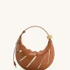 Jana Hollow Out Shoulder Bag - Brown