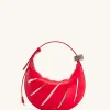 Jana Hollow Out Shoulder Bag - Red