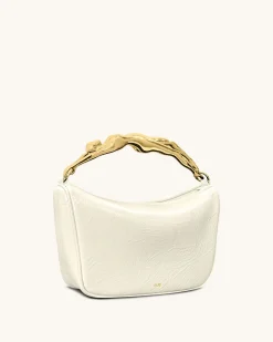 Jenny Human-shaped Handle Handbag - White