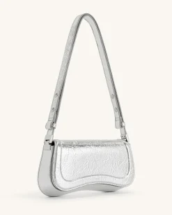 Joy Metallic Shoulder Bag - Silver
