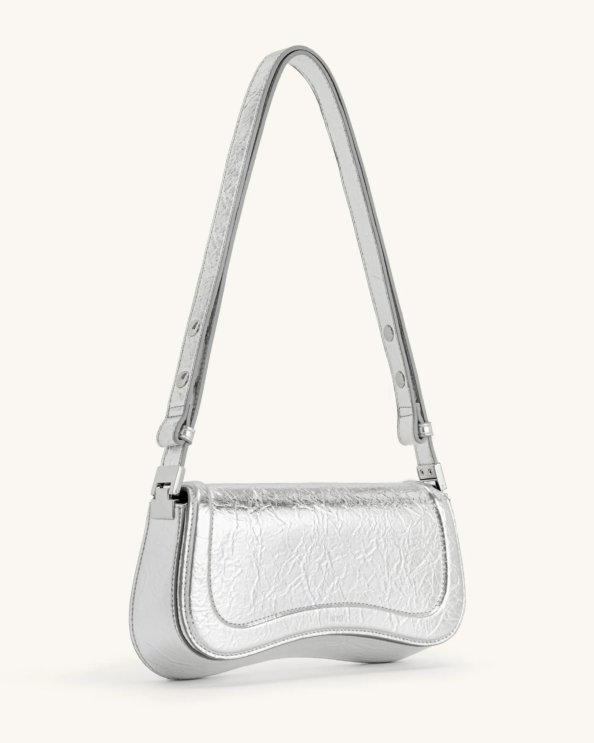 Joy Metallic Shoulder Bag - Silver