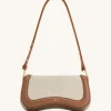 Joy Shoulder Bag - Brown Canvas
