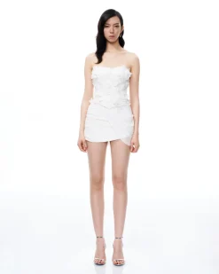 Juniper 3D Floral Mini Suits - White