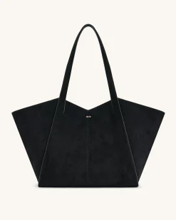 Kiana Large Capacity Tote Bag - Black