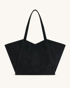 Kiana Large Capacity Tote Bag - Black