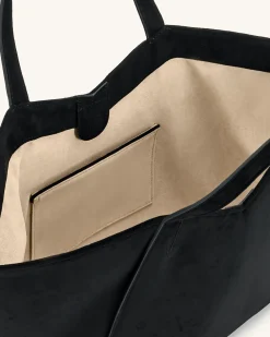 Kiana Large Capacity Tote Bag - Black